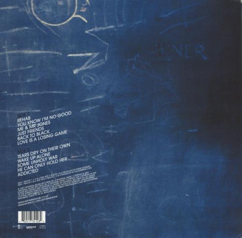 Amy Winehouse Back To Black vinyl LP album (LP record) UK AWELPBA786408