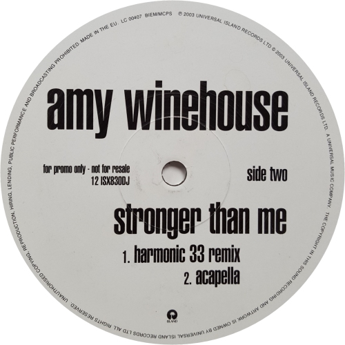 Amy Winehouse Stronger Than Me - EX 12" vinyl single (12 inch record / Maxi-single) UK AWE12ST634211