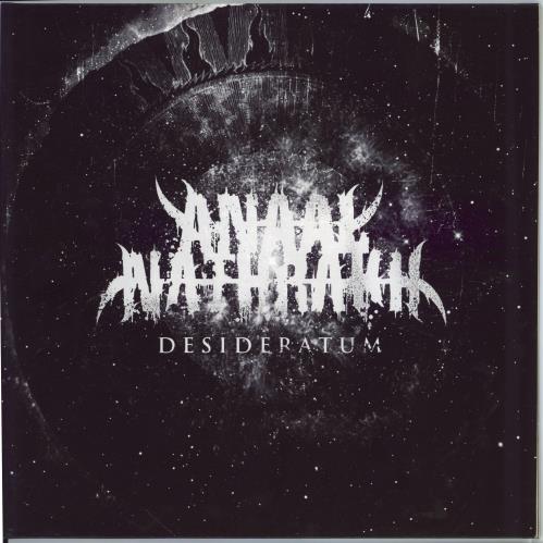 Anaal Nathrakh Desideratum - Silver Vinyl vinyl LP album (LP record) UK 3XCLPDE778754