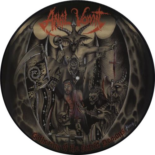 Anal Vomit Gathering Of The Putrid Demons picture disc LP (vinyl picture disc album) German IX9PDGA659368
