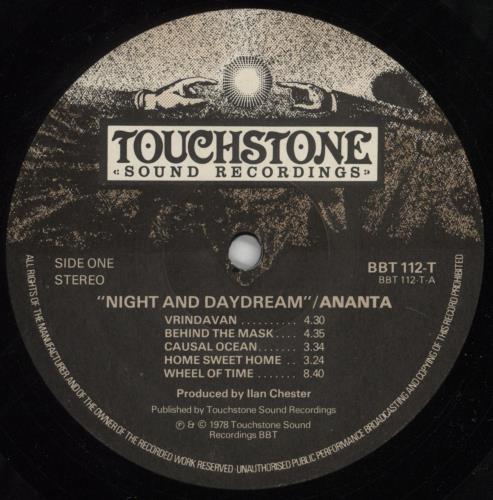 Ananta Night And Daydream vinyl LP album (LP record) UK NT1LPNI645271