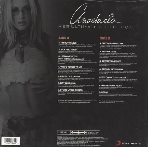Anastacia Her Ultimate Collection vinyl LP album (LP record) UK A.CLPHE857547
