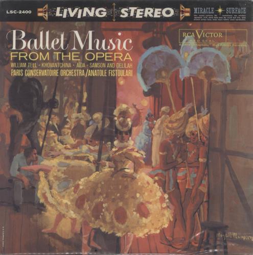 Anatole Fistoulari Ballet Music From The Opera - 4 x 1-Sided 45 Series vinyl LP album (LP record) US 74ALPBA881179