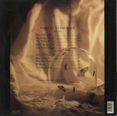 And Also The Trees Farewell To The Shade vinyl LP album (LP record) UK AASLPFA870281