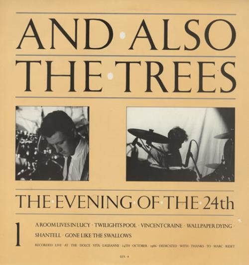 And Also The Trees The Evening Of The 24th vinyl LP album (LP record) UK AASLPTH432875