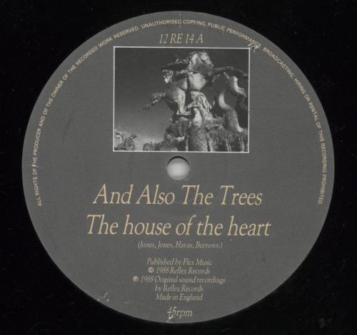 And Also The Trees The House Of The Heart 12" vinyl single (12 inch record / Maxi-single) UK AAS12TH442411