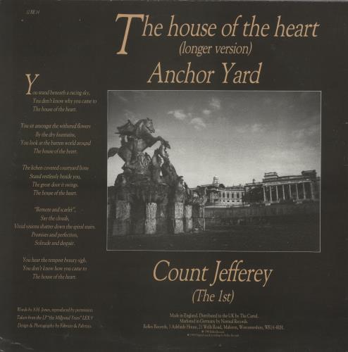 And Also The Trees The House Of The Heart 12" vinyl single (12 inch record / Maxi-single) UK AAS12TH442411