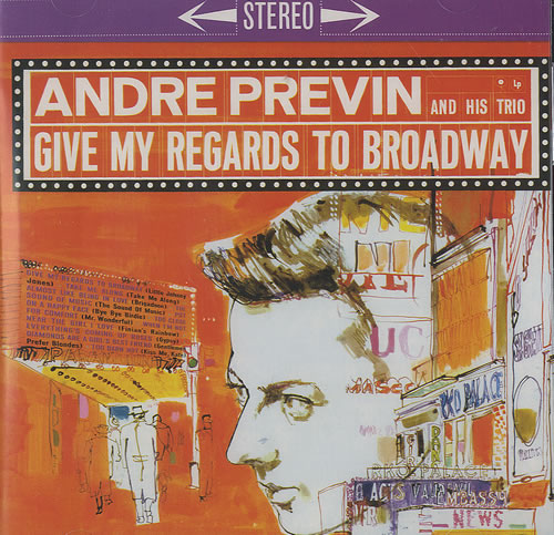 Andr Previn Give My Regards To Broadway CD album (CDLP) US AP1CDGI493333