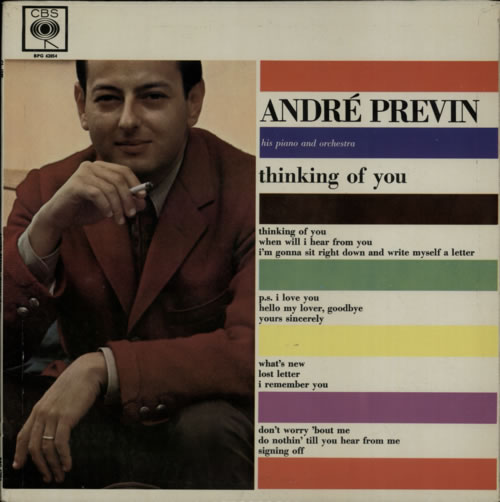 Andr� Previn Thinking Of You vinyl LP album (LP record) UK AP1LPTH617203