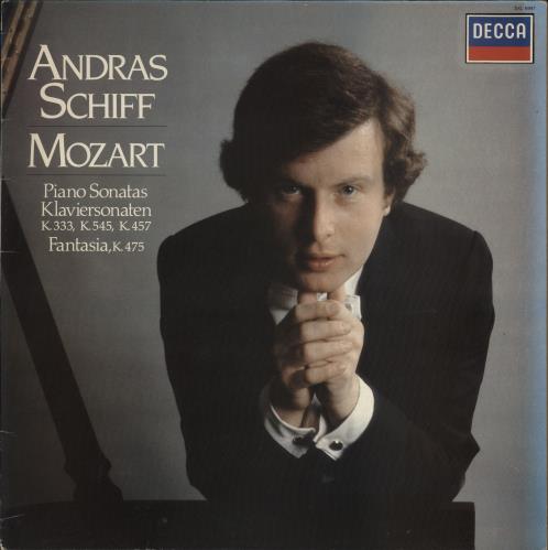 Andras Schiff Mozart Piano Sonatas vinyl LP album (LP record) UK H4GLPMO773444