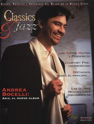 Andrea Bocelli The Opera Album - Aria media press pack Mexican ABLPPTH157276