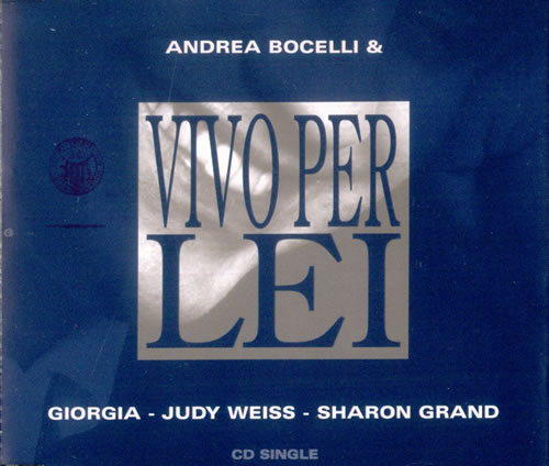 Andrea Bocelli Vivo Per Lei CD single (CD5 / 5") Italian ABLC5VI522917