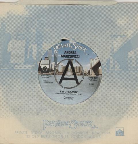 Andrea Marcovicci I'm Dreamin' - A Label 7" vinyl single (7 inch record / 45) UK 1NK07IM758154