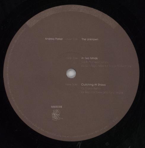 Andrea Parker The Unknown 12" vinyl single (12 inch record / Maxi-single) UK APD12TH848305