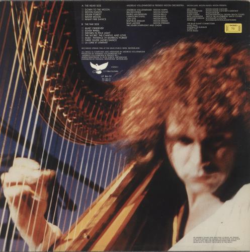 Andreas Vollenweider Down To The Moon vinyl LP album (LP record) Swiss VWRLPDO884783