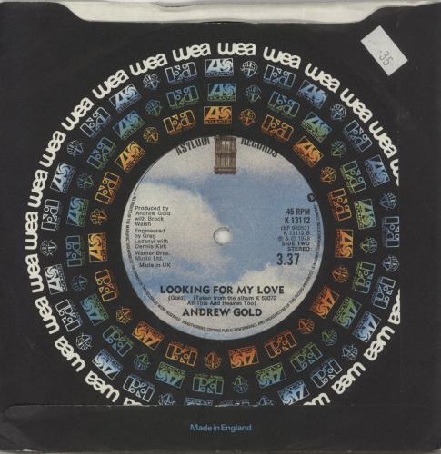 Andrew Gold Never Let Her Slip Away 7" vinyl single (7 inch record / 45) UK ADW07NE569006
