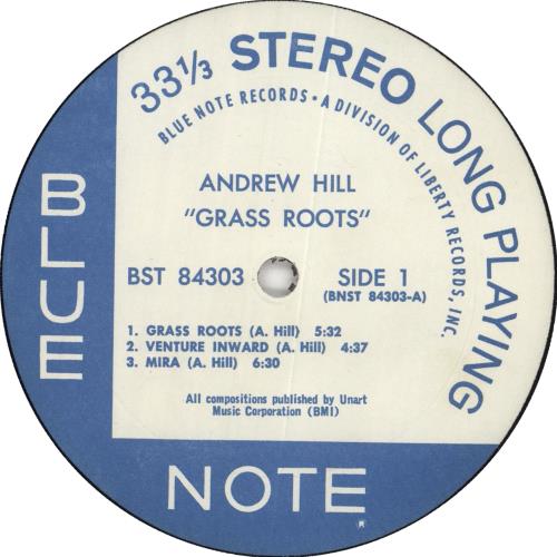 Andrew Hill Grass Roots vinyl LP album (LP record) US A2TLPGR684154