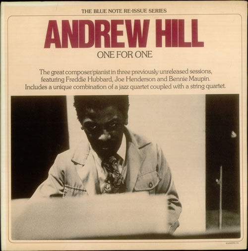 Andrew Hill One For One 2-LP vinyl record set (Double LP Album) US A2T2LON541382