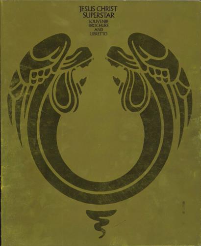 Andrew Lloyd Webber & Tim Rice Jesus Christ Superstar + insert & Souvenir Brochure - EX vinyl LP album (LP record) UK A6HLPJE803165