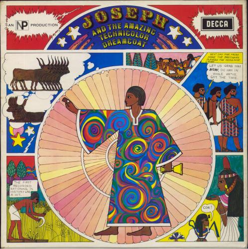 Andrew Lloyd Webber & Tim Rice Joseph And The Amazing Technicolor Dreamcoat vinyl LP album (LP record) UK A6HLPJO601662