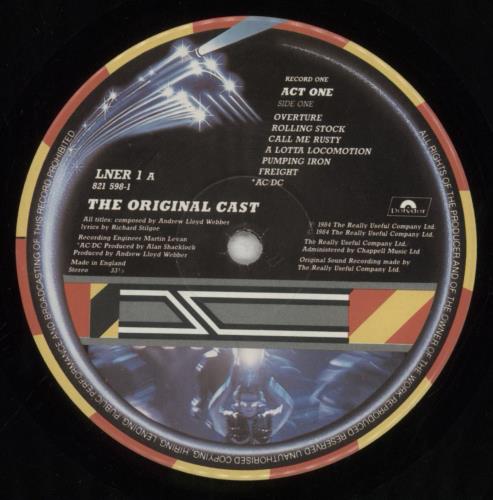 Andrew Lloyd Webber Starlight Express 2-LP vinyl record set (Double LP Album) UK ALW2LST616353