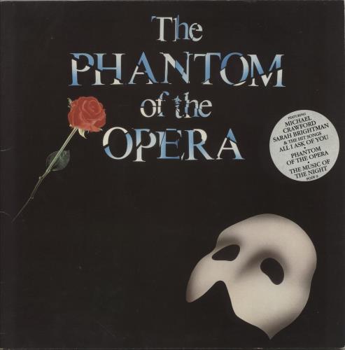 Andrew Lloyd Webber The Phantom Of The Opera - 1 Sticker - Complete 2-LP vinyl record set (Double LP Album) UK ALW2LTH697309