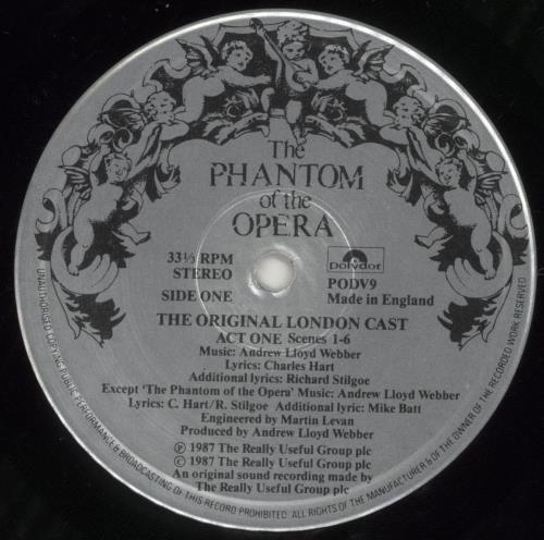 Andrew Lloyd Webber The Phantom Of The Opera 2-LP vinyl record set (Double LP Album) UK ALW2LTH651758