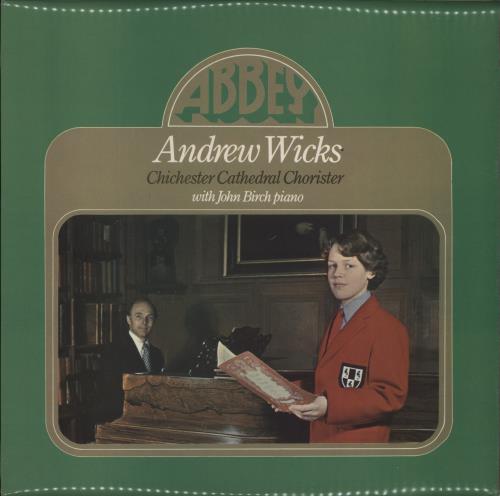 Andrew Wicks Andrew Wicks Chichester Cathedral Chorister vinyl LP album (LP record) UK 7PHLPAN856418