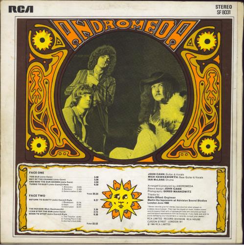 Andromeda Andromeda - EX vinyl LP album (LP record) UK ANDLPAN597029