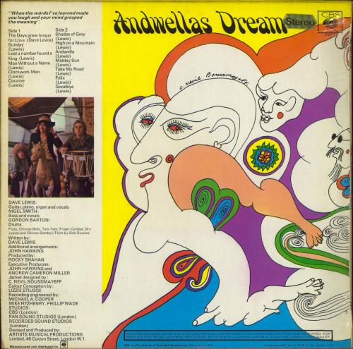 Andwella's Dream Love And Poetry vinyl LP album (LP record) UK AEWLPLO384963