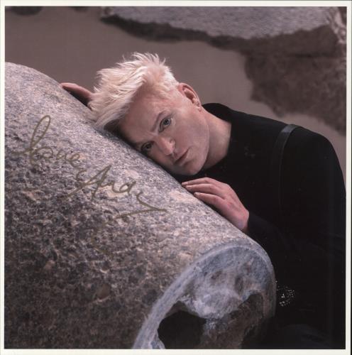 Andy Bell (80s) Ten Crowns - Autographed Print & Autographed Art Card picture disc LP (vinyl picture disc album) UK ADLPDTE873581