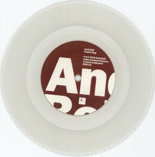 Andy Bell (90s) Plastic Bag - Clear Frost Vinyl 7" vinyl single (7 inch record / 45) UK FZN07PL865588