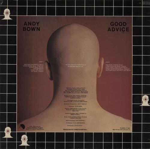Andy Bown Good Advice vinyl LP album (LP record) UK AYBLPGO763343
