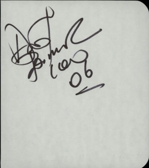 Andy Fairweather-Low Page From An Autograph Book memorabilia UK AFLMMPA606859