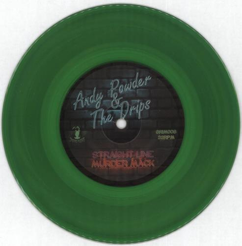 Andy Powder & The Drips EP - Green Vinyl 7" vinyl single (7 inch record / 45) US 08H07EP742150