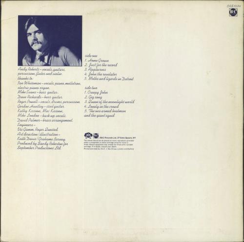 Andy Roberts Home Grown vinyl LP album (LP record) UK ND1LPHO382205