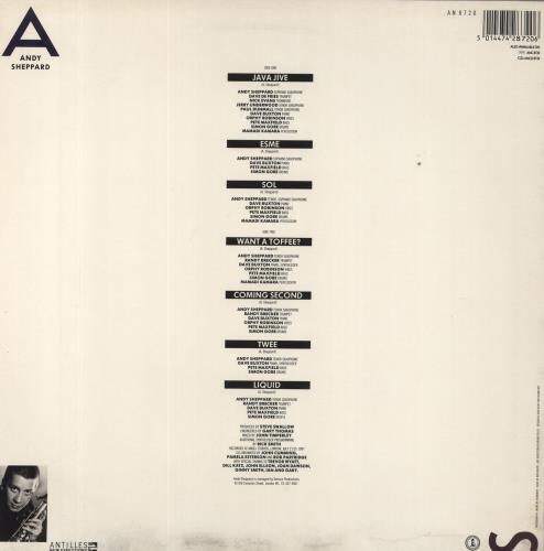 Andy Sheppard Andy Sheppard vinyl LP album (LP record) UK ACQLPAN592586
