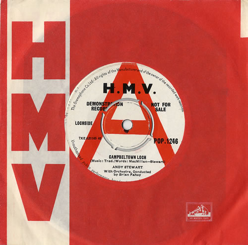 Andy Stewart Cambeltown Loch 7" vinyl single (7 inch record / 45) UK ASX07CA479007