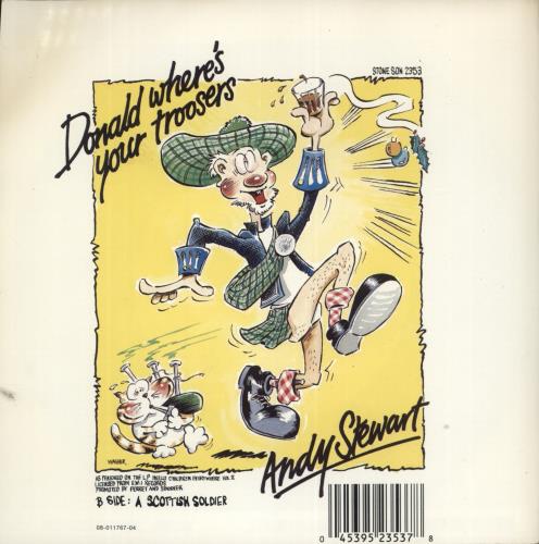 Andy Stewart Donald Where's Your Troosers 7" vinyl single (7 inch record / 45) Dutch ASX07DO521540