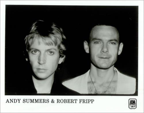 Andy Summers & Robert Fripp I Advance Masked media press pack US A1EPPIA77760