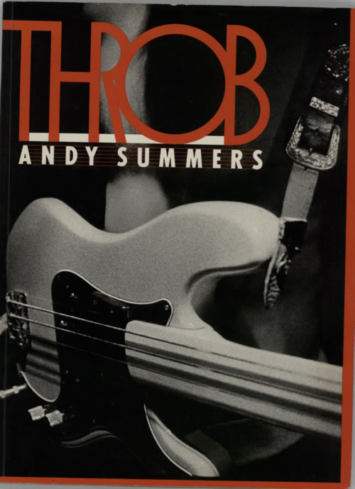 Andy Summers Throb - Autographed book US ADSBKTH286003