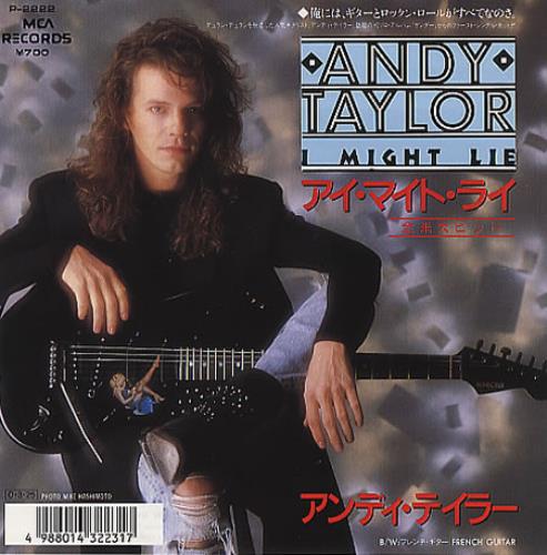 Andy Taylor I Might Lie 7" vinyl single (7 inch record / 45) Japanese DDA07IM262778