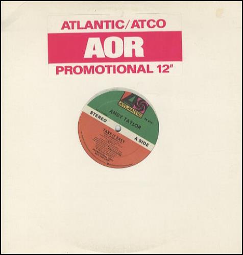 Andy Taylor Take It Easy 12" vinyl single (12 inch record / Maxi-single) US DDA12TA12800