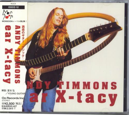 Andy Timmons Ear X-tacy CD album (CDLP) Japanese ZWSCDEA720958