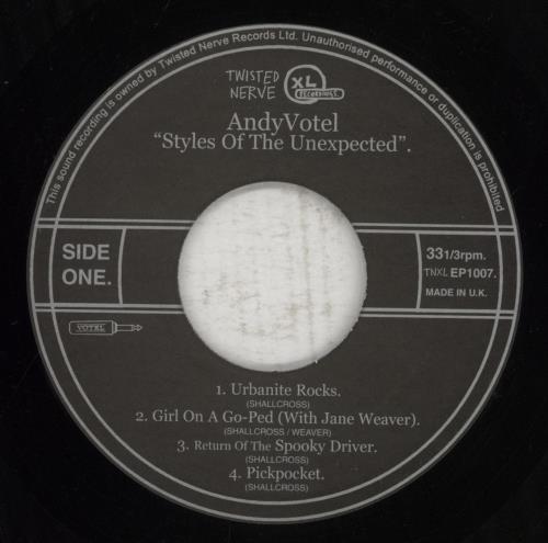 Andy Votel Styles Of The Unexpected 10" vinyl single (10 inch record) UK VTL10ST855336