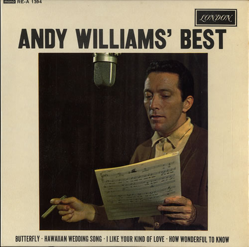 Andy Williams Best EP 7" vinyl single (7 inch record / 45) UK AWI07BE564573