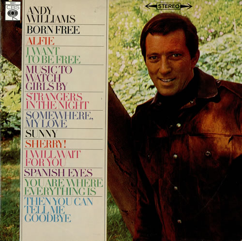 Andy Williams Born Free vinyl LP album (LP record) UK AWILPBO476024