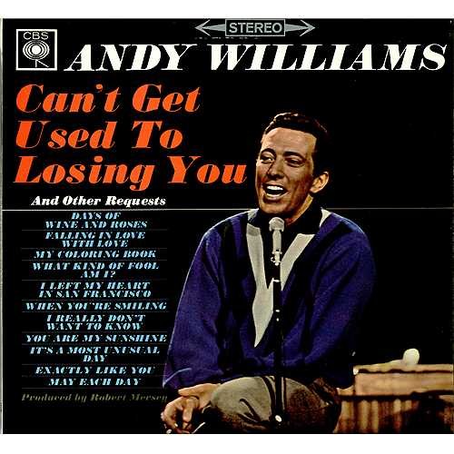 Andy Williams Can't Get Used To Losing You - Stereo vinyl LP album (LP record) UK AWILPCA409398