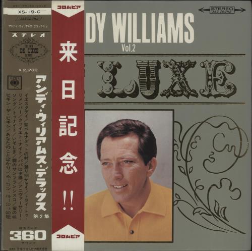 Andy Williams De Luxe Vol. 2 vinyl LP album (LP record) Japanese AWILPDE678949