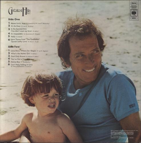 Andy Williams Greatest Hits Volume 2 - 1st vinyl LP album (LP record) UK AWILPGR563916